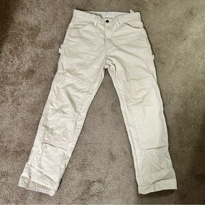 White Dickies Carpenter Pants